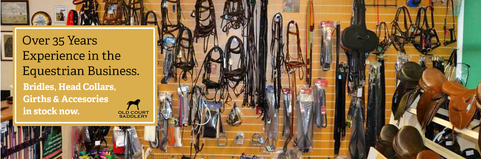Oldcourt Saddlery - Over 35 Years Experience in the Equestrian Business - Bridles, Head Collars, Girths & Accesories in stock now.